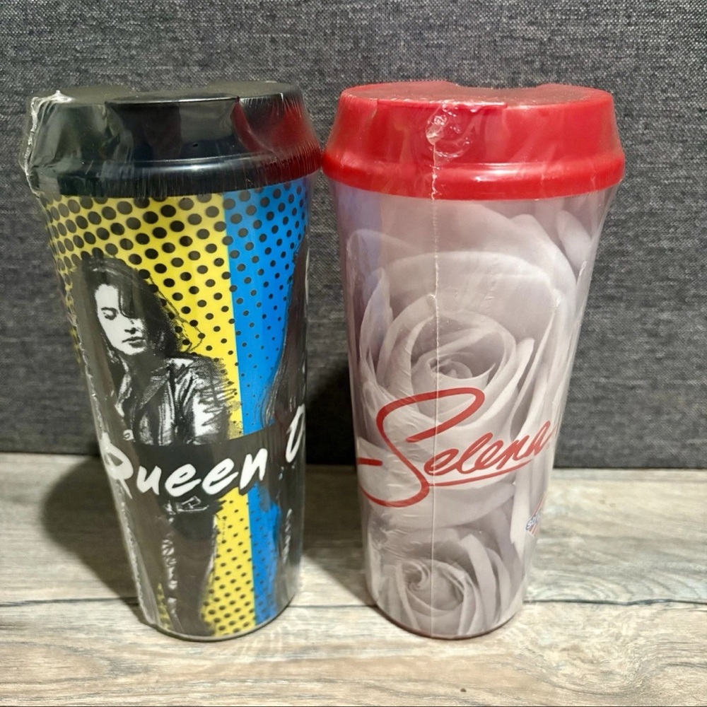 Selena Quintanilla Stripes Collector Cups Sealed Discontinued Set Of 2